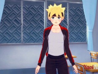 Boruto Naruto - Pov Kiba Glum Boruto Handjob, Blowjob & Anal - Yaoi 3d